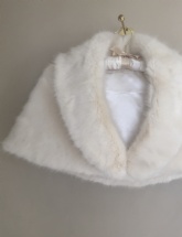 Sophia Faux Fur Longhaired Shrug